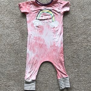 Adorable rainbow rags. Pink tie dye